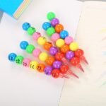 ⁦مجموعة 5 أقلام رصاص وجه⁩ - الصورة ⁦2⁩